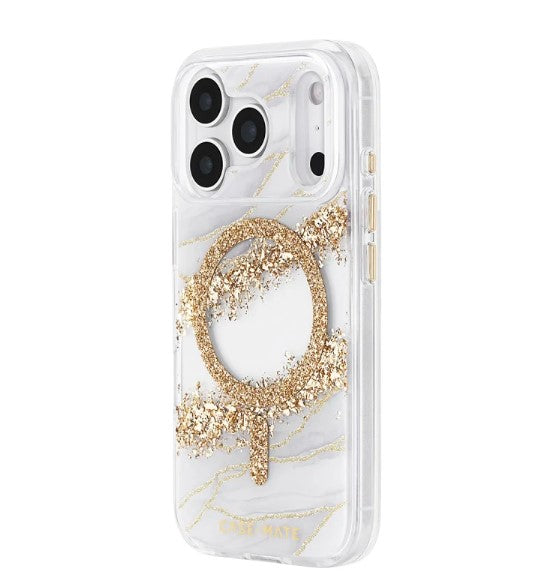 Case Mate Karat Granite MagSafe Case for iPhone 17 Pro Max - Gold