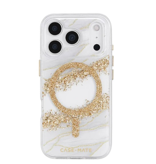 Case Mate Karat Granite MagSafe Case for iPhone 17 Pro Max - Gold