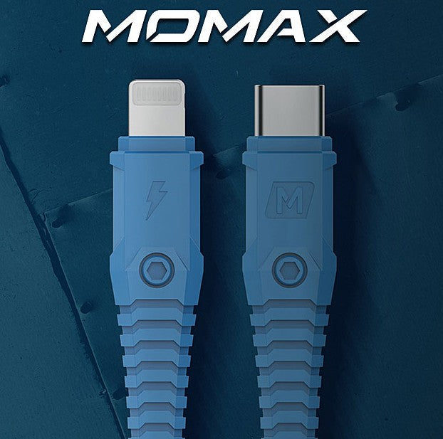 Momax Tough-Link Lightning to Type C Cable 1.2m (Blue)