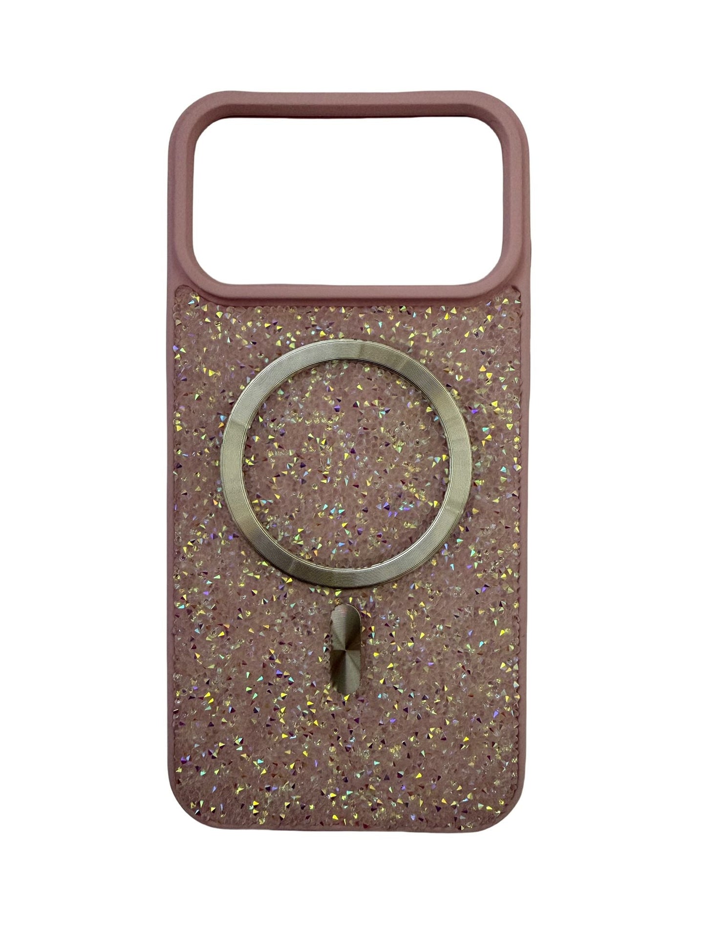 MaxGuard Diamond MagSafe Case for iPhone 17 Pro Max - Pink