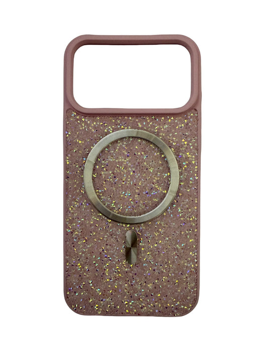 MaxGuard Diamond MagSafe Case for iPhone 17 Pro Max - Pink