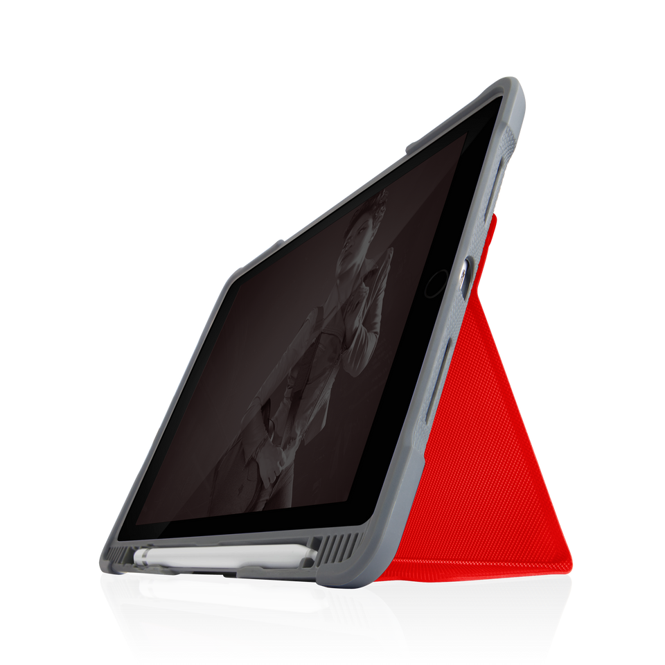 STM Dux Plus Duo for iPad Air 3rd Gen / Air Pro 10.5" - Red (Model number(s): A2152, A2123, A2153, A2154, A1701, A1709, A1852)