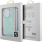 Guess Glitter Peony Case for iPhone 15 Pro 6.1" - Turquoise