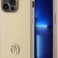 Guess 4G Diamond Smooth Case for iPhone 15 6.1" - Gold