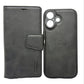 Hanman 2-in-1 Detachable Wallet Case for iPhone 17 (6.1") - Black