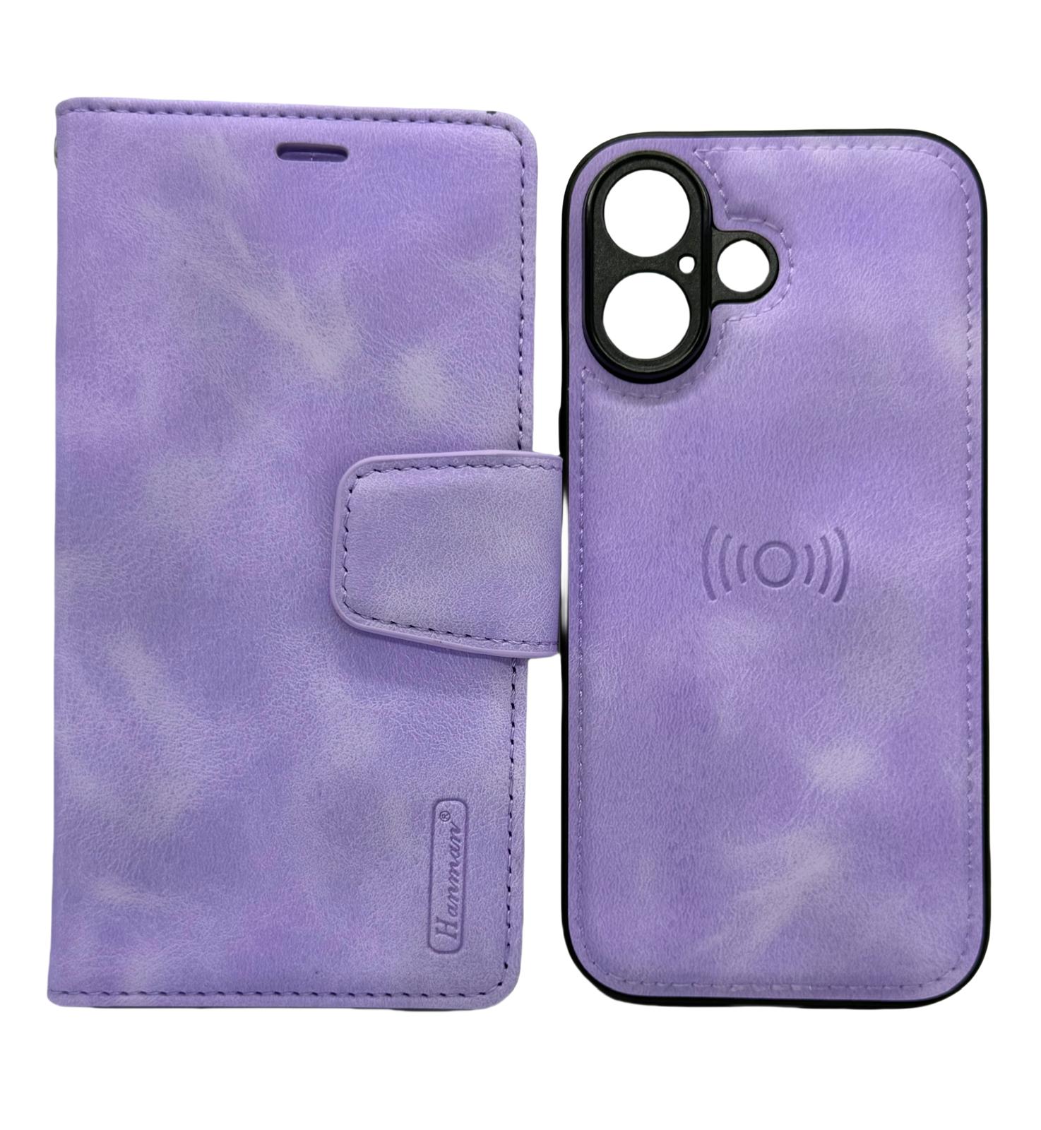 Hanman 2-in-1 Detachable Wallet Case for iPhone 17 (6.1