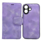 Hanman 2-in-1 Detachable Wallet Case for iPhone 17 (6.1") - Purple