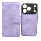 Hanman 2-in-1 Detachable Wallet Case for iPhone 17 Pro (6.3") - Purple