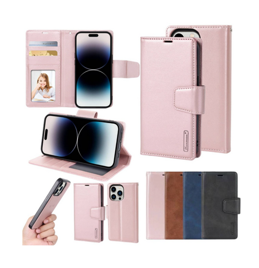 Hanman 2 in 1 Detachable Wallet Case - iPhone 15 Pro Max 6.7" - Rose G