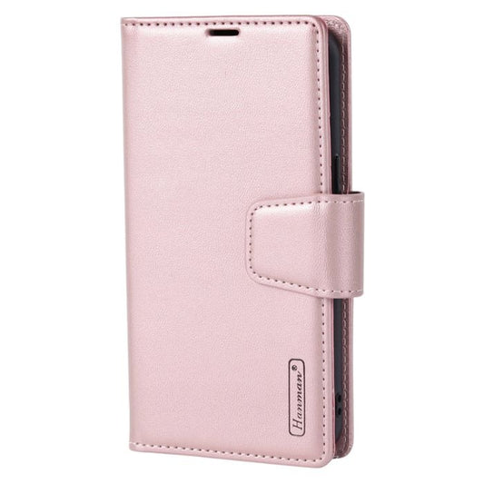 Hanman 2 in 1 Detachable Wallet Case - iPhone 15 Pro Max 6.7" - Rose G