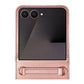 Hanman Wallet Case with Strap for Samsung Galaxy Z Flip 7 /  Flip 8 - Rose Gold