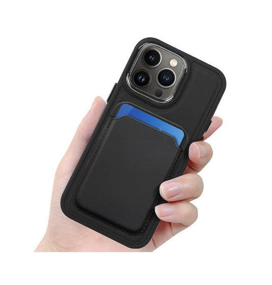 Hanman Hard Case with Card Slot - iPhone 14 Plus 6.7' - Black