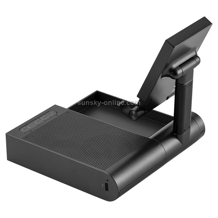 MOMAX Q Conference mini speaker with Wireless Charging - BLACK