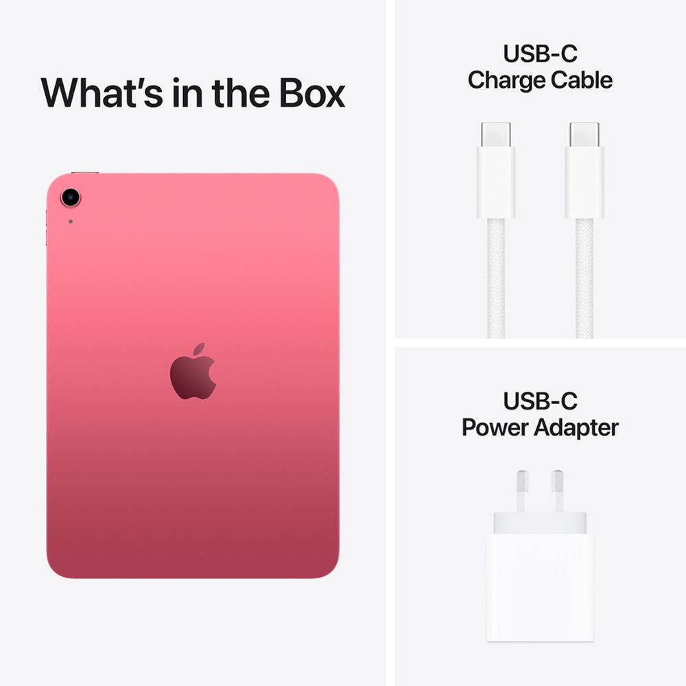 Apple iPad A16 11-inch Wi-Fi 128GB - Pink (Australia Stock