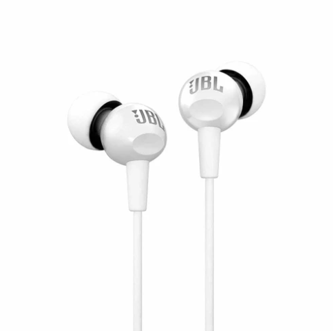 JBL Harman C100SI In-Ear Headphones - White