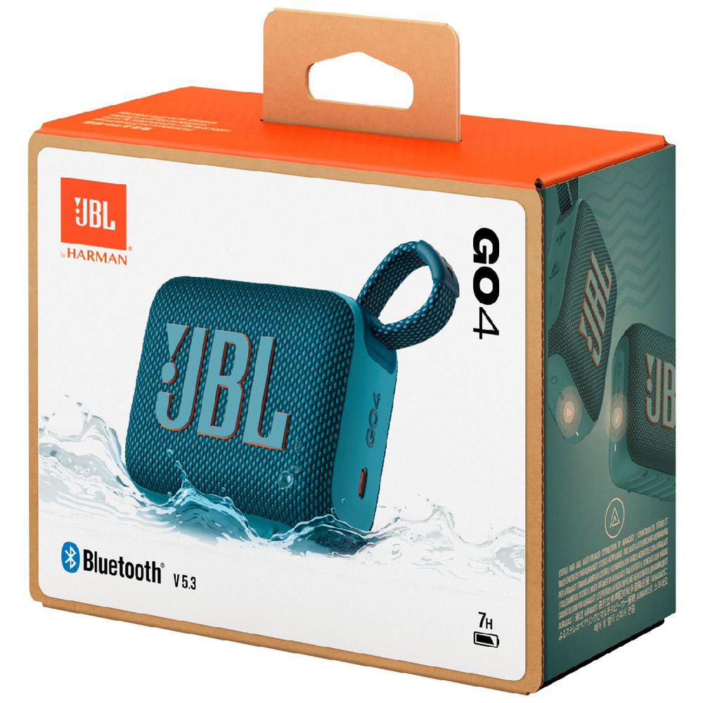 JBL Go 4 Mini Portable  Bluetooth Speaker - Blue (Australia Stock)