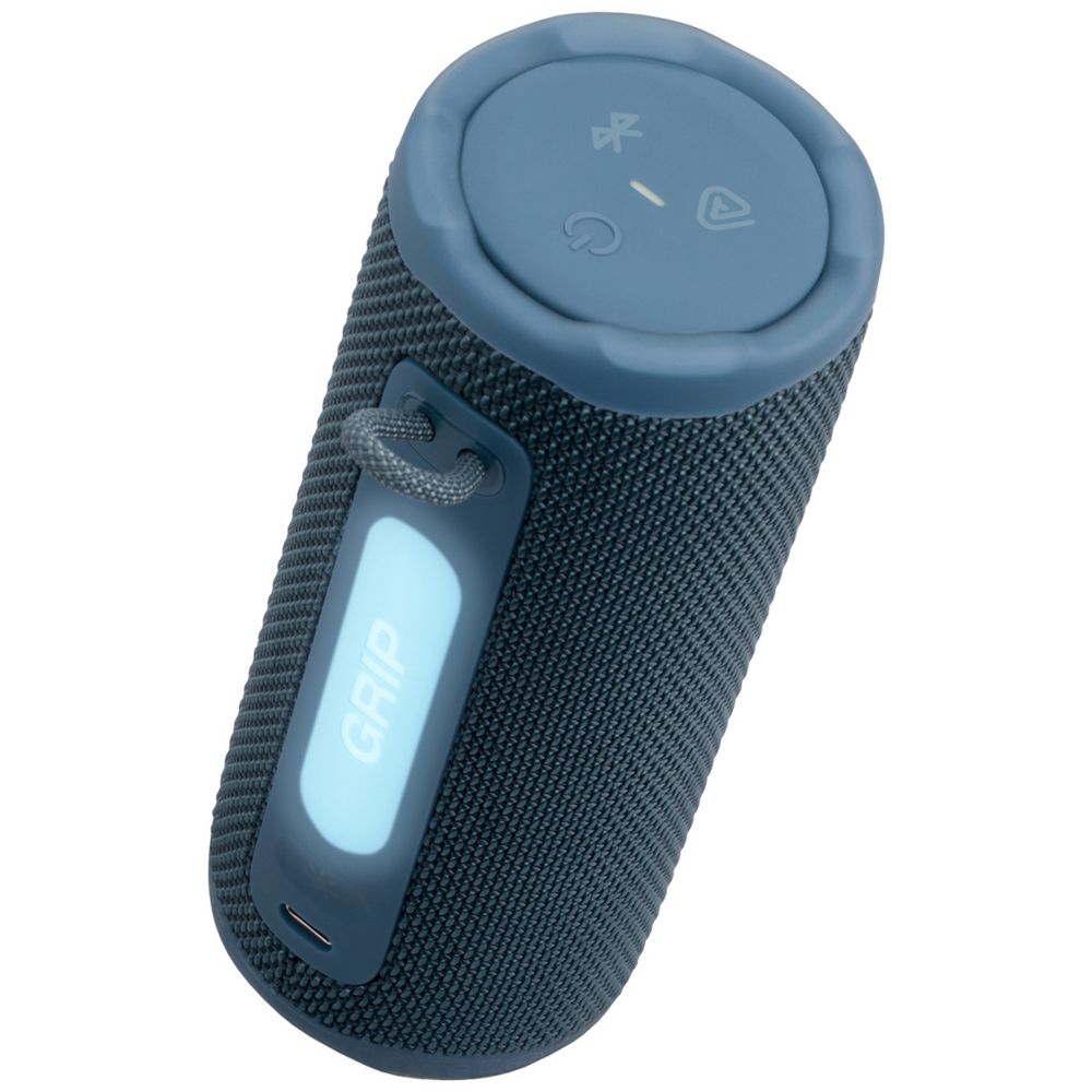 JBL Grip Compact Portable Speaker with Ambient Light - Blue (Australia Stock)