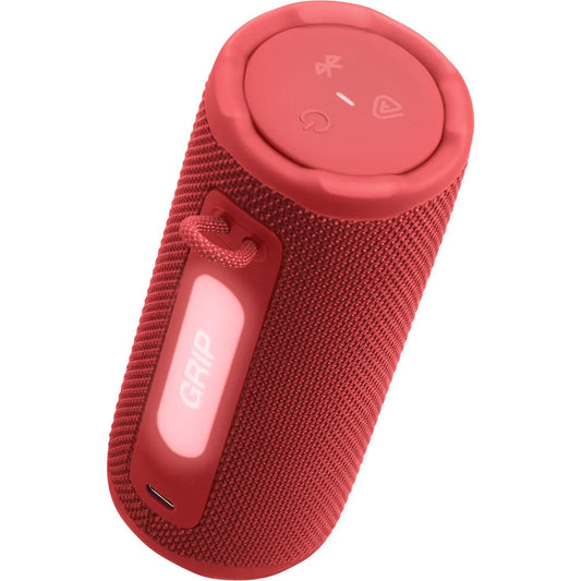 JBL Grip Compact Portable Speaker with Ambient Light - Red (Australia Stock)