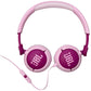 JBL Junior 320 Wired On-Ear Kids Headphones - Purple (Australia Stock)