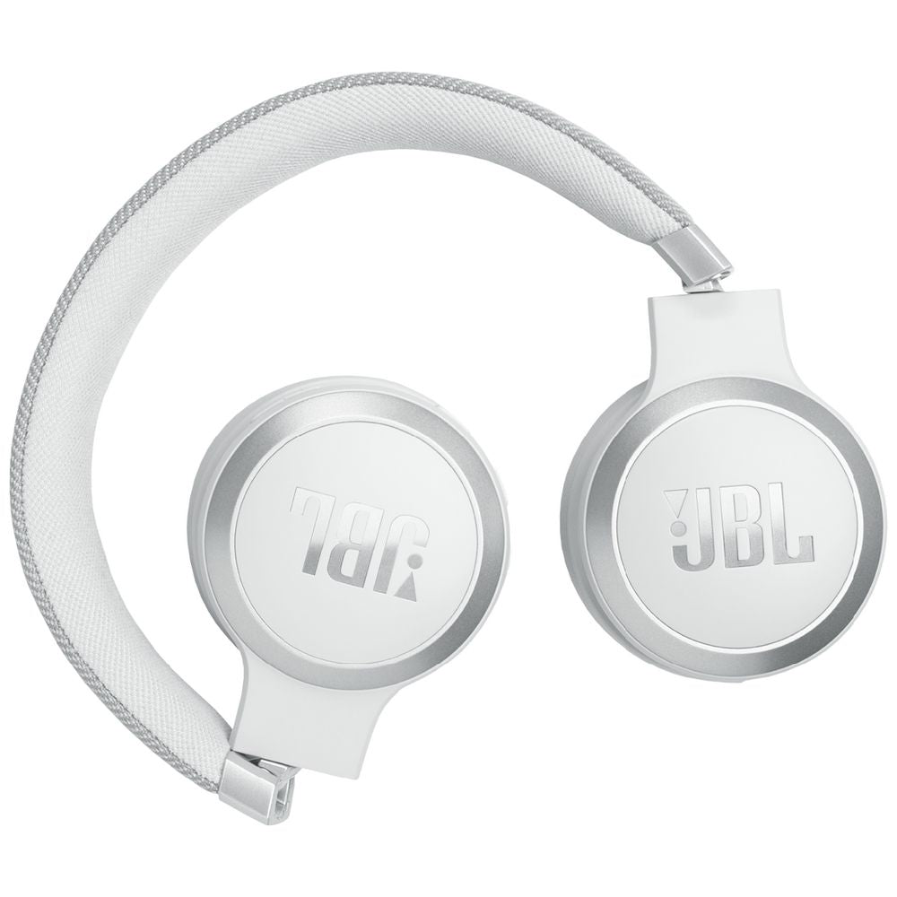 JBL Live 670 true Adaptive Noise Cancelling Wireless On-Ear Headphones - White (Australia Stock)