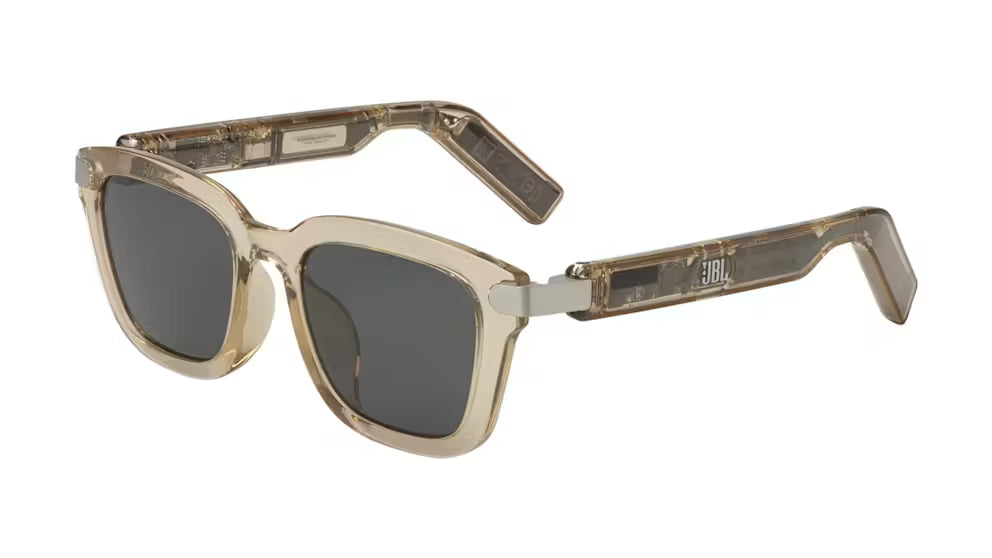 JBL Soundgear Frames Square Audio Glasses - Amber (Australia Stock)