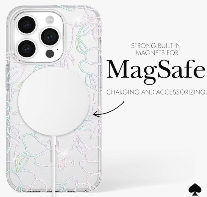 KATE SPADE Hardshell MagSafe - iPhone 15 Pro Max 6.7"  (Modern Floral)