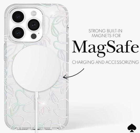 KATE SPADE Hardshell MagSafe - iPhone 15 Pro Max 6.7"  (Modern Floral)