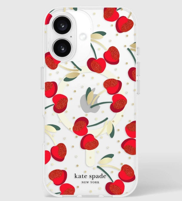 KATE SPADE MagSafe Case for iPhone 16 Plus 6.7" - Cherry Dot