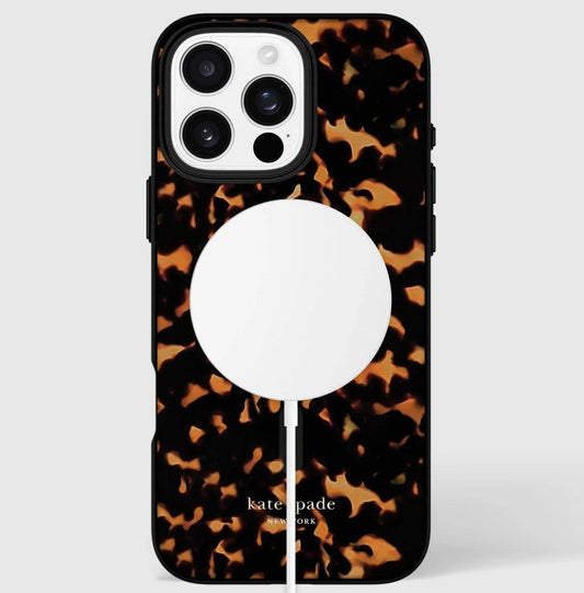 KATE SPADE MagSafe Case for iPhone 16 Pro 6.3" - Tortoise