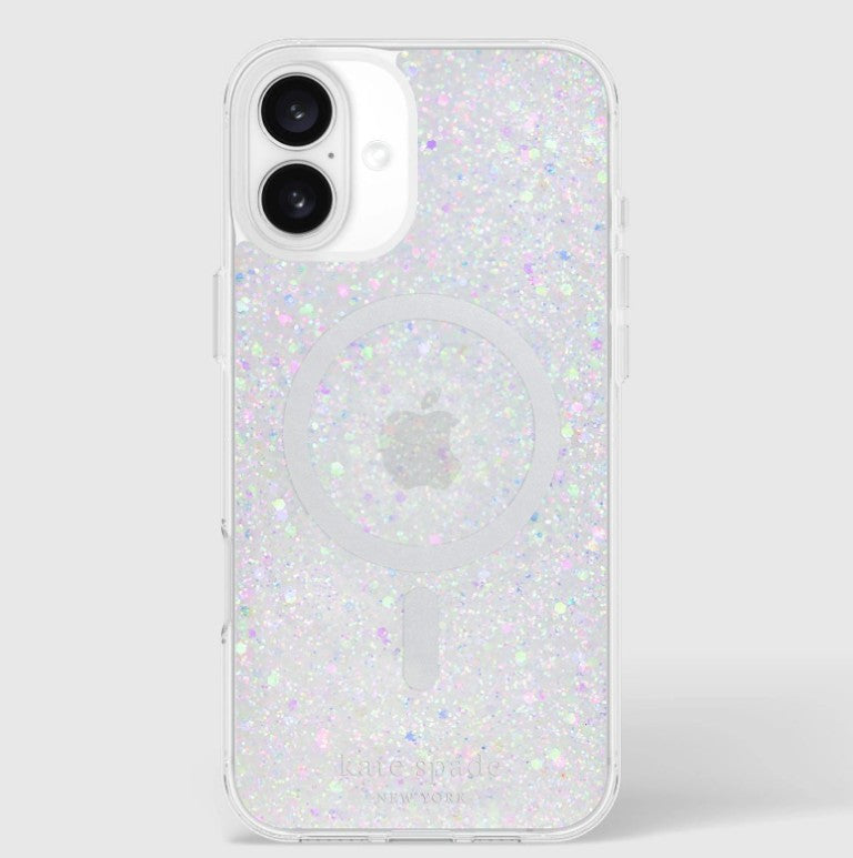 KATE SPADE MagSafe Case for iPhone 16 6.1" - Chunky Glitter