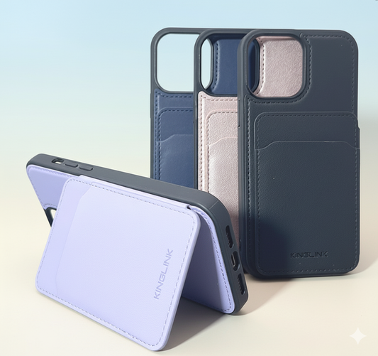 KingLink Urban Diary Wallet (Magnetic) Case for iPhone 15 Pro Max (6.7") Purple