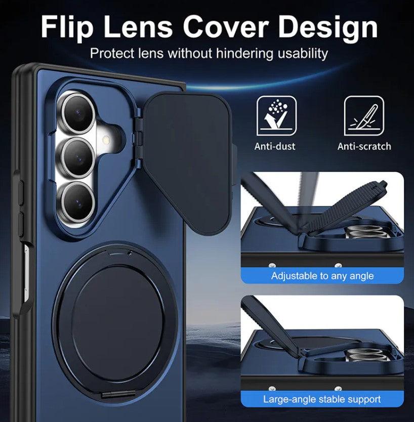 MaxGuard Spin Grip MagSafe Case for Samsung Z Fold 8 Ultra - Black