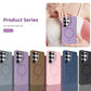 MaxGuard Shockproof Armor with Camera Metal Bracket Holder MagSafe Case for Samsung S26 - Pink