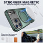MaxGuard Spin Grip MagSafe Case for Apple iPhone 17 Pro Max - Green