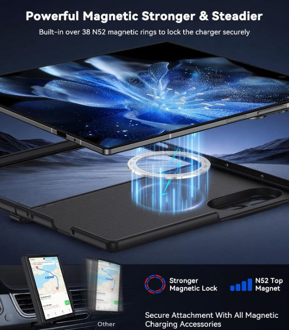MaxGuard MagSnap Case for Samsung Galaxy Z Fold 8 Ultra - Navy