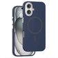 MaxGuard Liquid Silicone MagSafe Case for iPhone 17 - Navy