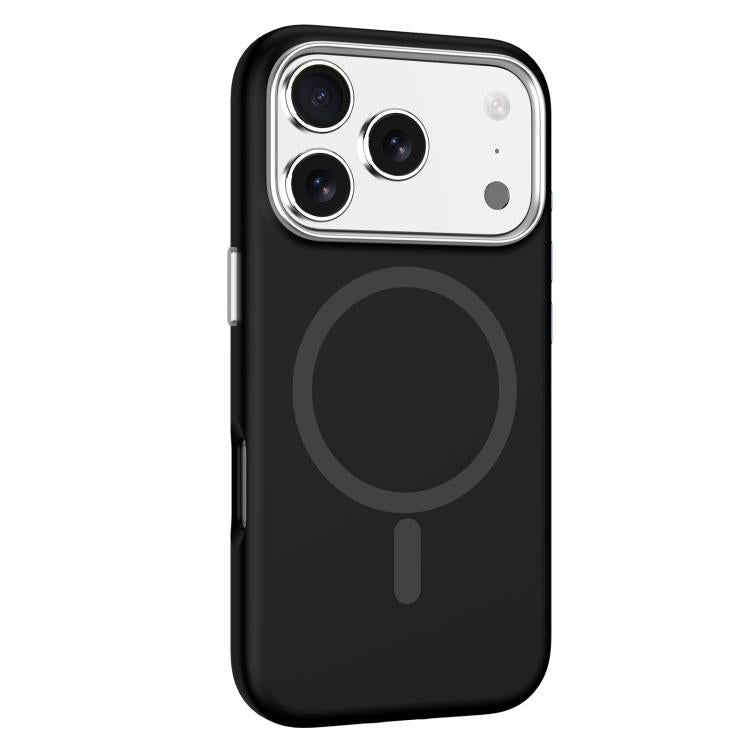MaxGuard Liquid Silicone MagSafe Case for iPhone 17 Pro - Black