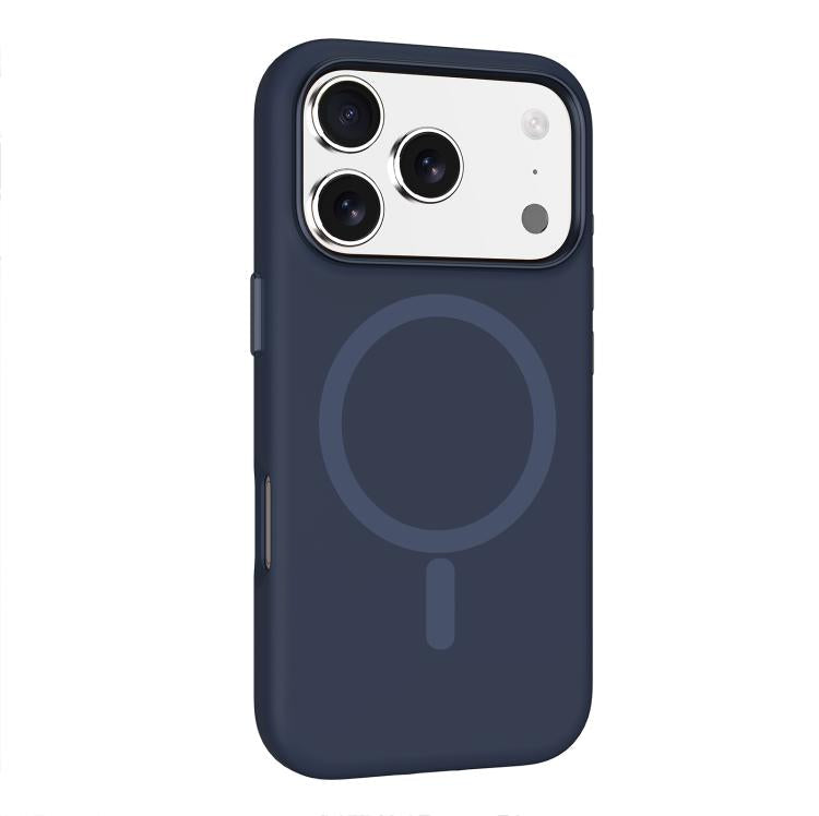 MaxGuard Liquid Silicone MagSafe Case for iPhone 17 Pro - Navy