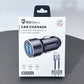 Maxguard 3.1A 2-USB Car Charger with USB-A to C Combo : MC039C