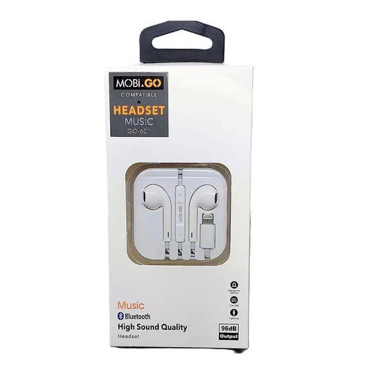 Mobigo Earphone with Lightning Connector (GO601 / GO61L) - White