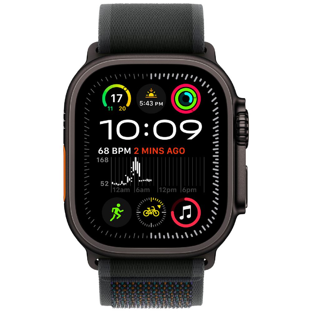 Apple Watch Ultra 2 GPS + Cellular 49mm Black Titanium Case / Trail Loop [S/M] - MX4U3ZPA