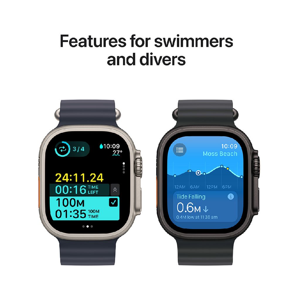 Apple Watch Ultra 2 GPS + Cellular 49mm Black Titanium Case / Trail Loop [S/M] - MX4U3ZPA