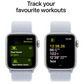 Apple Watch SE 40mm Silver Aluminium Case with Blue Cloud Sport Loop [MXEE3ZPA]