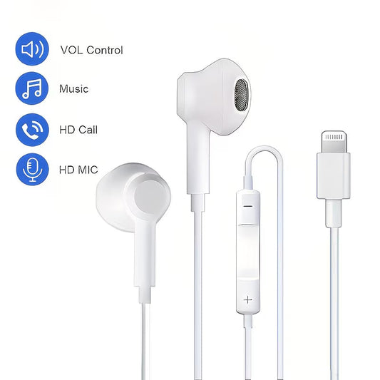 Maxguard Lightning Wired Earphones [MZ01] – White