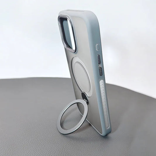 MaxGuard MERGEGRIP Stand Case - iPhone 16 Plus  6.7" - Grey