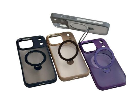 MaxGuard MERGEGRIP Stand Case - iPhone 17 Air 6.5" - Black