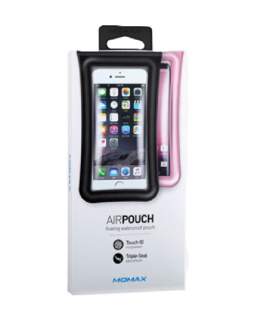 MOMAX AirPouch - Floating WaterProof Pouch for Handset (Pink)