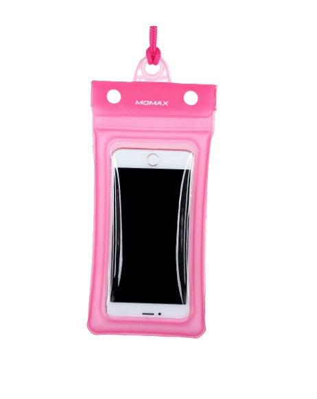 MOMAX AirPouch - Floating WaterProof Pouch for Handset (Pink)