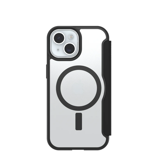 OtterBox REACT FOLIO MagSafe iPhone- 16e / 15 / 14 / 13 -Black Crystal