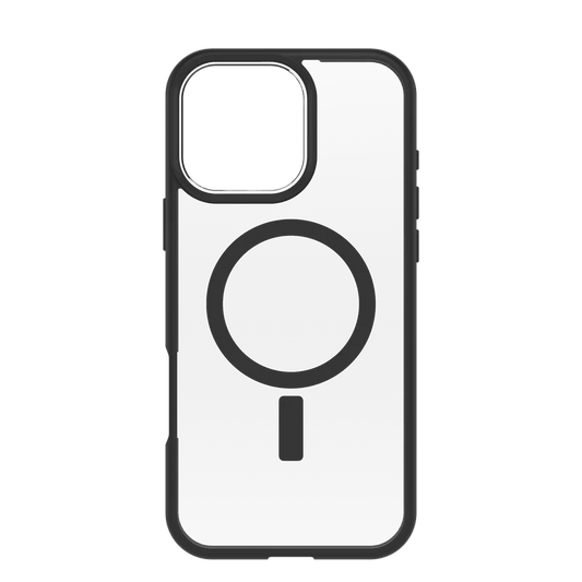 OtterBox React MagSafe Case - iPhone 16 Pro 6.3" - Black Crystal